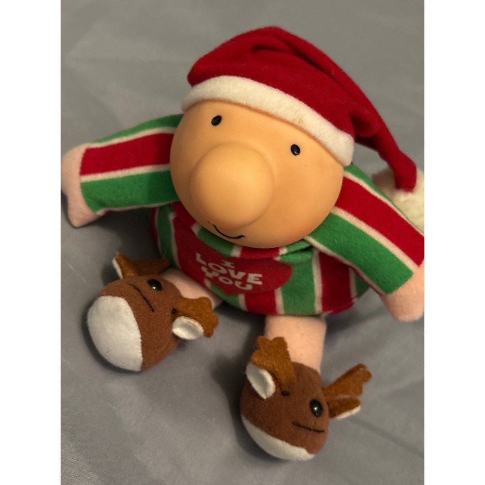 Ziggy VTG Christmas Plush 1991 American Greetings Holiday Stuffed Toy